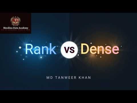 Rank vs Dense Rank in SQL