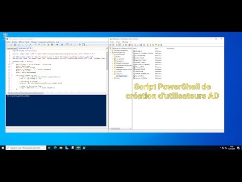 🖥️ Script PowerShell d'automatisation de création d'utilisateurs AD - Windows Server 2022 (8/14)