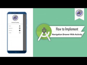 How to Implement Navigation Drawer With Activity in Android Studio | NavDrawer | Android Coding