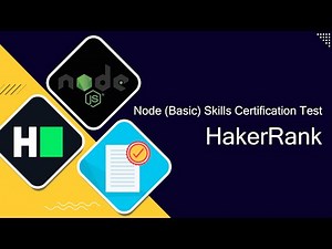 Hakerrank Node Certification Solutions [Hackerrank Certifications Solutions]