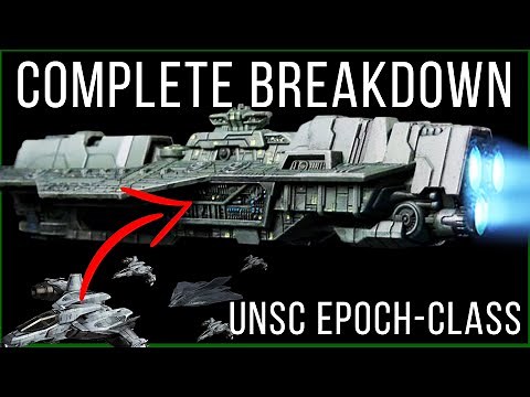 Epoch-class Heavy Carrier COMPLETE Breakdown (Halo UNSC Ships Explained)