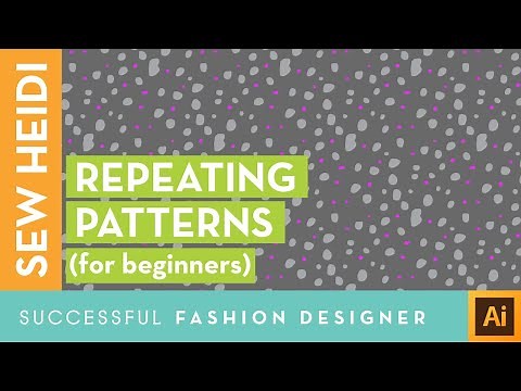 How to Create Seamless Repeating Patterns in Adobe Illustrator (for beginners)