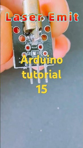 Arduino Tutorial 15 :How to control laser emission using Arduino? #arduinotutorial #experiment