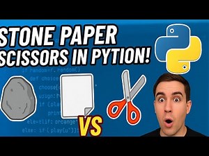 Build a Stone Paper Scissors Game in Python | Beginner Project Tutorial