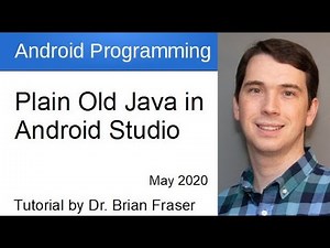 Plain Old Java in Android Studio: Android Programming