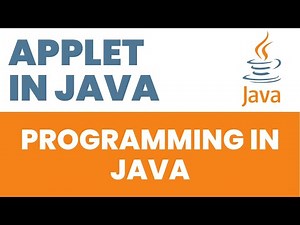 Applet in Java | JAVA Complete Course.