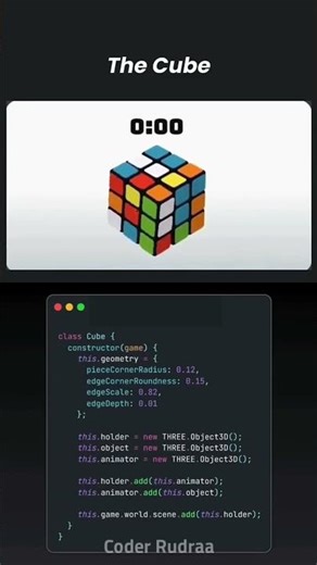 🚀 Create a Stunning 3D Cube with HTML, CSS & JavaScript! | Web Animation Tutorial