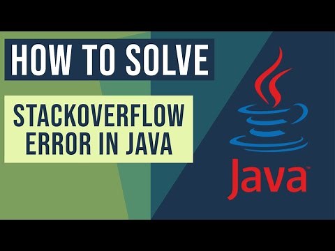 java.lang.StackOverflowError – How to solve StackOverflowError