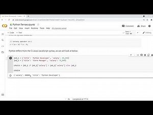 Python Ternary Operator - conditional expressions in Python