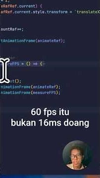 Kenapa setTimeout(16) gak pernah benar-benar smooth?