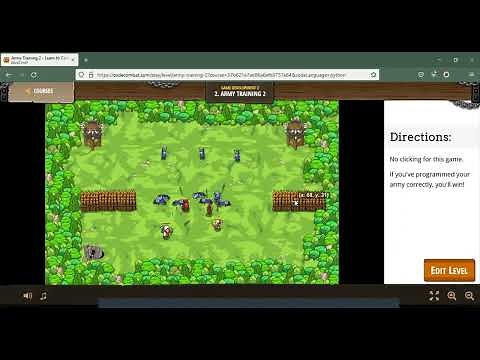 Game Development 2 coding python (Army Training 2)