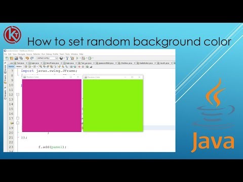 How to set random background color