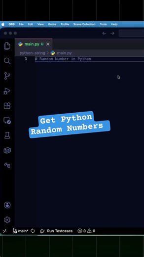 Random numbers in Python #python #pythonprogramming #programming #coding #AI