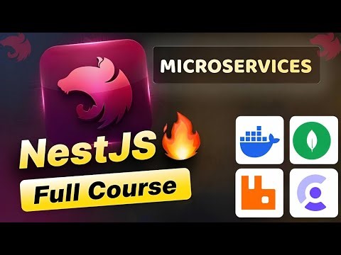NestJS Microservices Full Course | Nest JS, Clerk, Docker, RabbitMQ, MongoDB, Hostinger