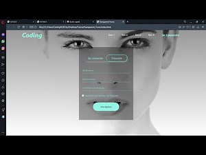 Tutoriel JavaScript - Formulaire d'Inscription et de Connexion Transparent (Coding City)