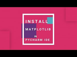how to install matplotlib in Pycharm IDE | Data Visualization using Python | JAcademy