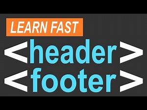 HTML header & footer Tags Tutorial (Semantic Elements): Easy Guide for Beginners