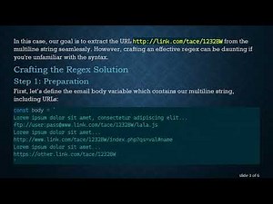 How to Extract URLs from Email Body Using Regex
