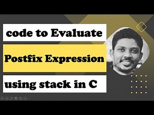 Code to Evaluate Postfix Expression using Stack in C | [ in Hindi ] | Pritesh D. Patel
