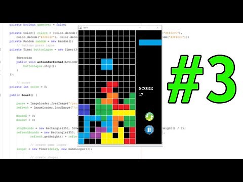 Tetris Game On Java Tutorial - Part 3