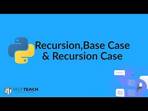 Recursion , base case and recursive case | Python class 12 | Chapter 5 #5.1