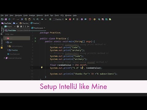 9 - Setup IntelliJ Idea like Mine | Material Dark theme