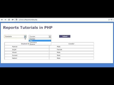 How to create reports in PHP part-1