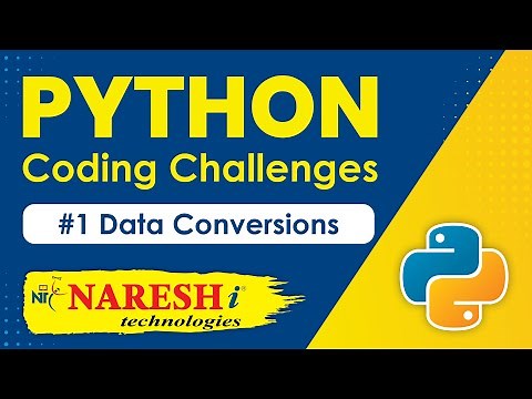 Python Challenges #1 | Data Conversions | Python Coding Challenges | Naresh IT