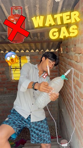 At home, I created fire using water.😱📉!! #shorts #ytshorts #viral