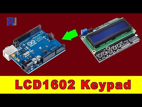 Using 1602 LCD kaypad shield for Arduino RJT014
