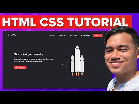 How to Make a Responsive Website Home Page Using HTML CSS Complete Beginner Step By Step Tutorial