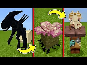 FULL LIFE CYCLE ALIEN IN MINECRAFT PE Xenomorph ADDON