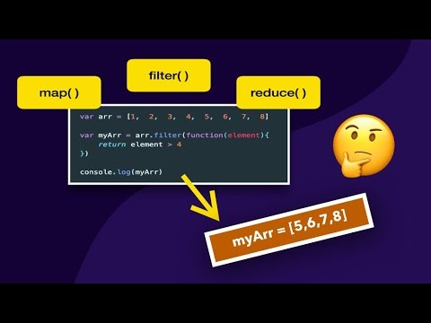 كيف تعمل دوال ال filter - map - reduce في الجافاسكريبت | Higher Order Functions In Javascript