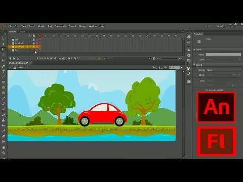 How to create a simple Car Animation - 2D Animation Tutorial #animation #tutorial