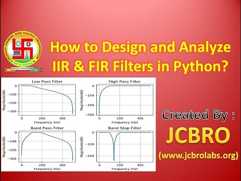 How to Design and Analyze IIR and FIR filters in Python??