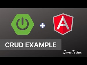 Spring Boot + Angular 8 CRUD Example | Spring Data | Java Techie