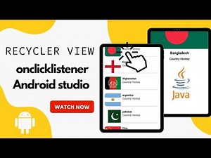 RecyclerView OnClickListener to new activity and cardview in android studio