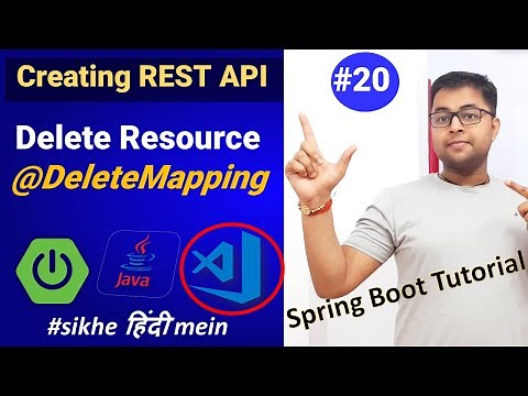 @DeleteMapping | Deleting Resource REST API | REST API using Spring Boot | Spring Boot Tutorial