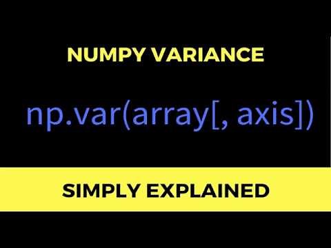NumPy Variance