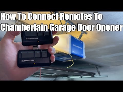 How to Connect Remotes to Chamberlain Garage Door Opener