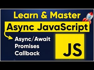 Asynchronous JavaScript in Easiest Way | Async await, Promises, Callback