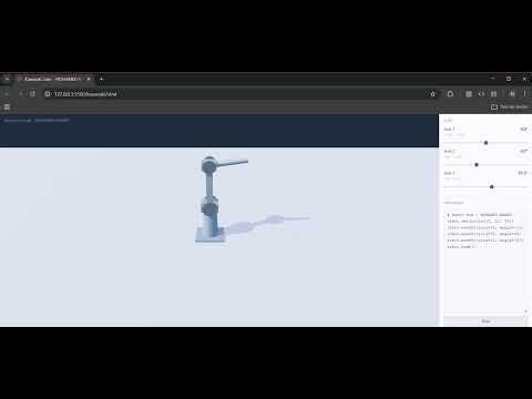 3-Axis Robot Arm Simulation Platform