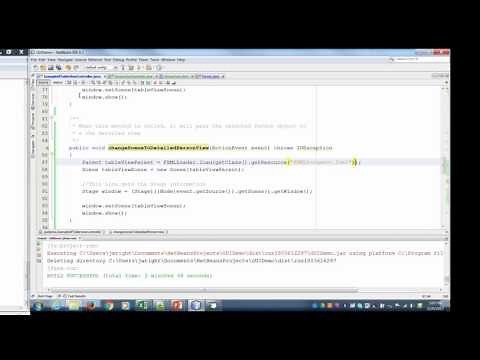 Passing information between Scenes with Javafx