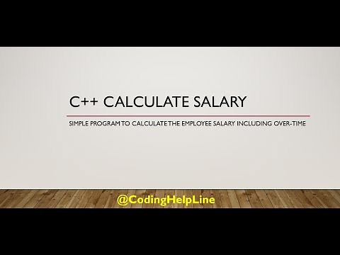 C++ Employee Salary Calculator