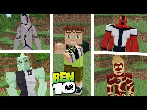 BEN 10 ALIEN EVOLUTION ADDON FOR MCPE 1.21+