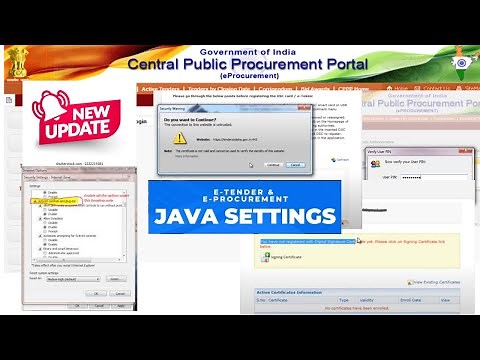 Java Setting for Digital signature: How to Activate JAVA