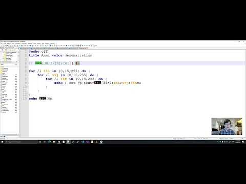 Batch File Tutorial: Full Color Batch Files (2021)
