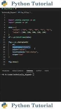 Create Interactive Choropleth Maps in Python | Python Tutorial