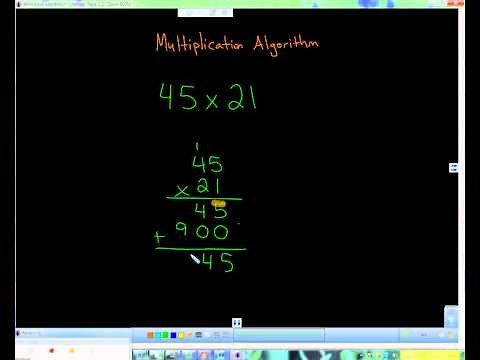 Multiplication - Standard Algorithm