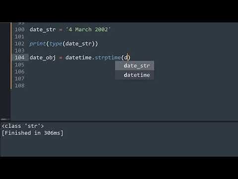 Converting string into datetime object in Python